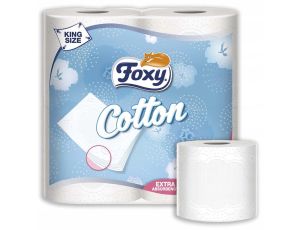 Foxy Cotton 48 Rollen Toilettenpapier Klopapier WC-Papier 5 lagig 120 Blatt!!! - image 2